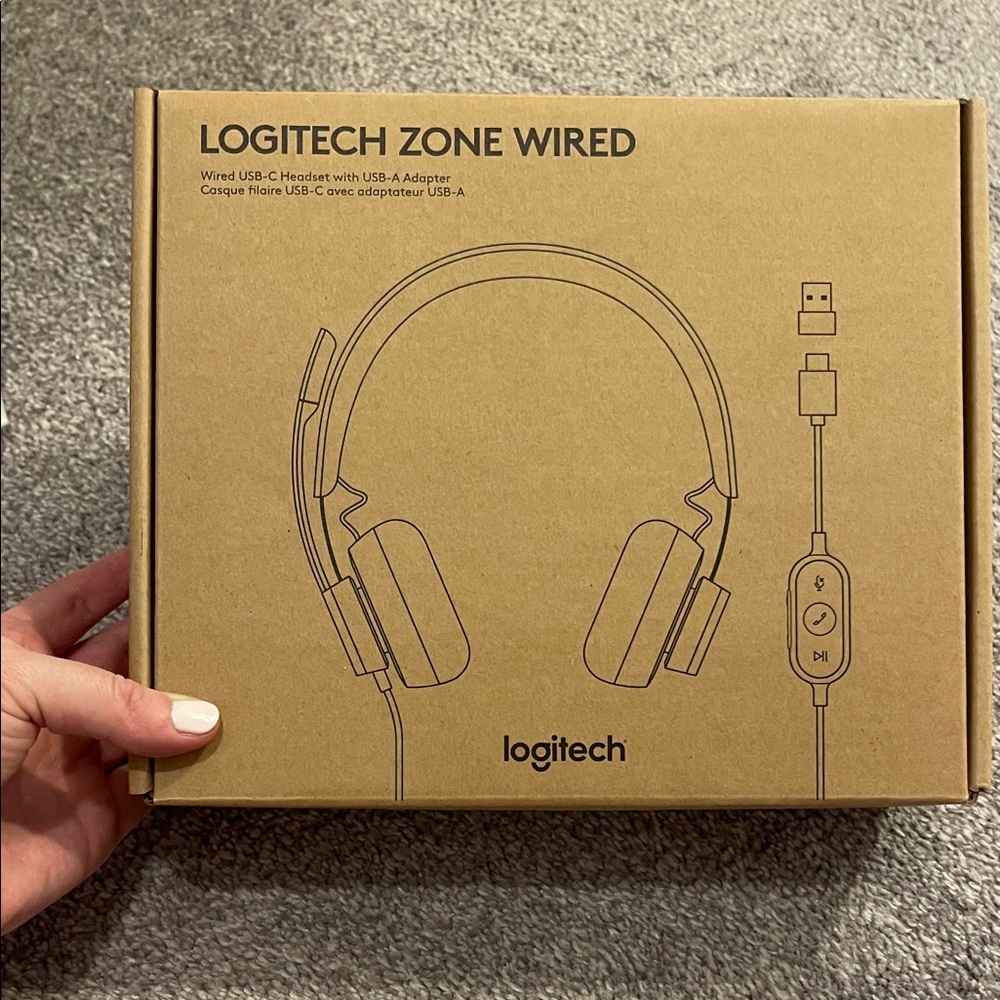 Logitech Zone Wired USB-C Headset - NEW